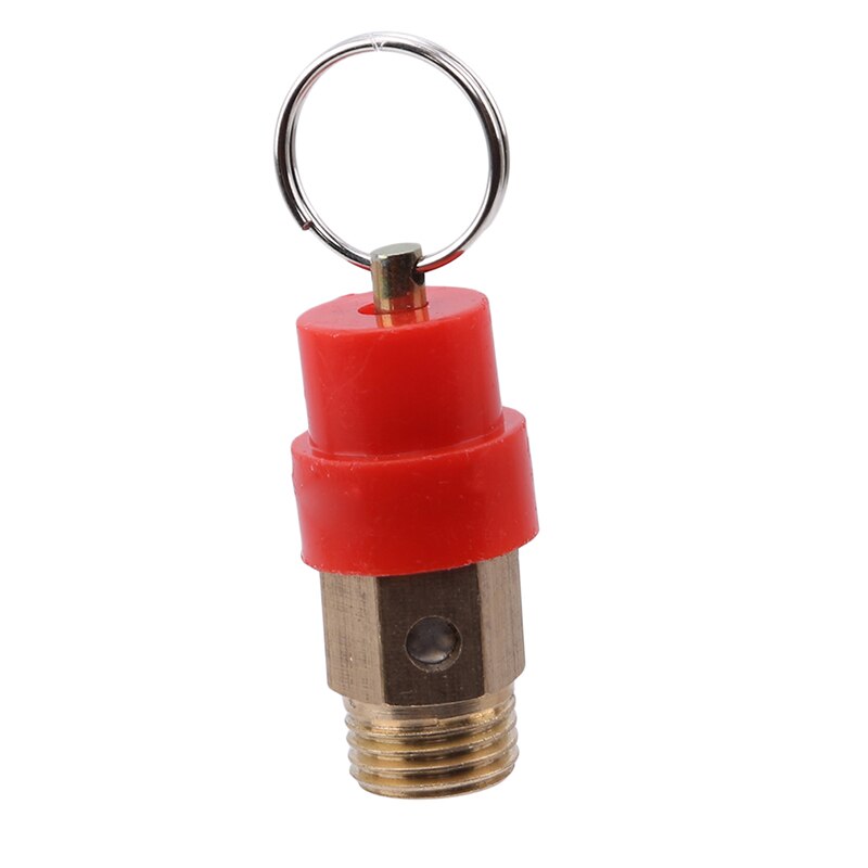 G1/4 Air Compressor Relief Valve Red Hat Hand Pulls Safety Valve 1.5cm ...