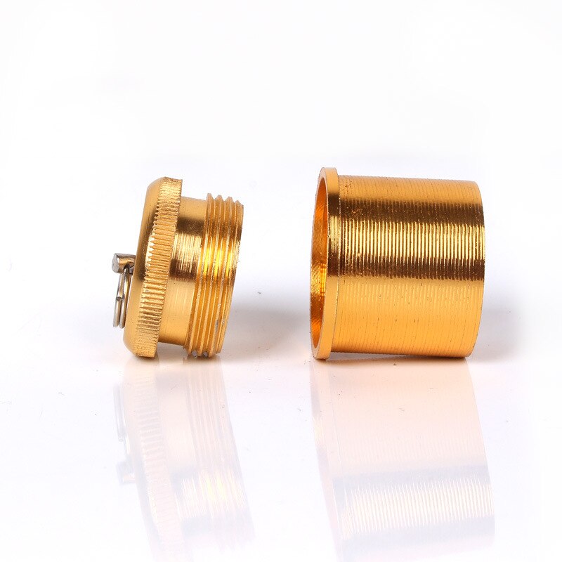 Fishing rod Rear plug a set of two pieces Screw plug Metal fish rod plug Fishing gear Component Repair accessories Tackle