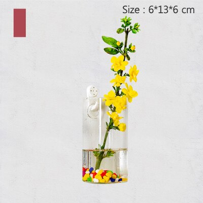 Europese glazen hydrocultuur wandbloemvaas, groene planten, wanddecoratie, aquarium, knutselen, scandinavische bloempot: 909