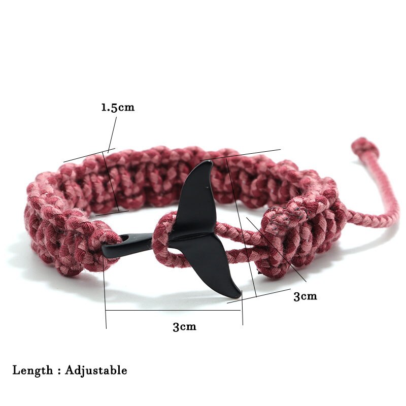 Pulsera trenzada hecha a mano para hombre, Brazalete de hilo 100% algodón, color verde y negro, con cola de gancho fácil, para él, Joias