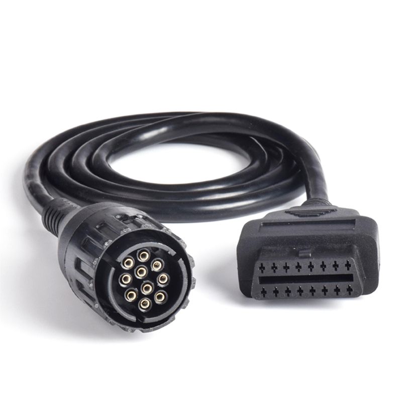 Ohp 10 to 16- pin obd diagnostisk scanner adapter til bmw motorcykler icom d kabel  b36b