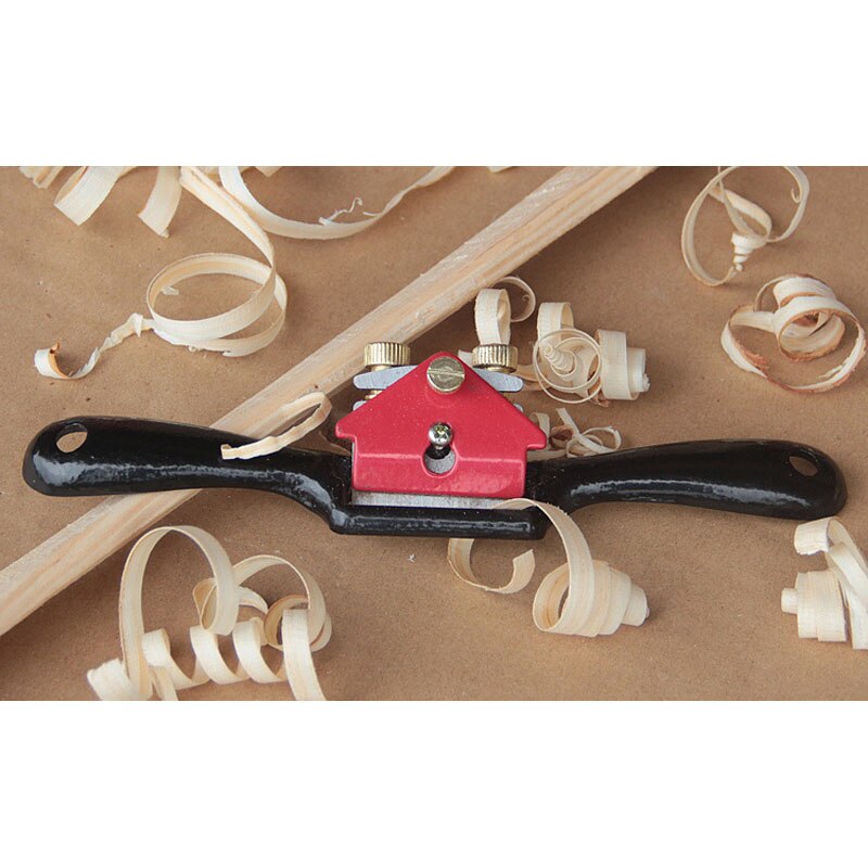 9" fixed Plane Spokeshave Woodworking Hand Planer Trimming Hand Tools Wood Hand Cutting Edge Chisel Tool with Screw/Blade