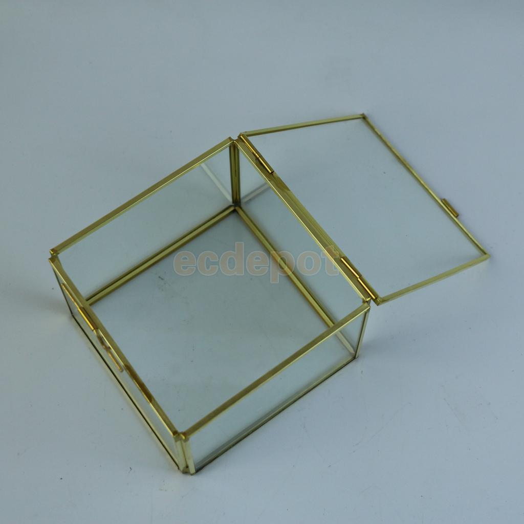 Rosa vaso de vidro geométrico irregular, recipiente de terrário para plantar suculentas, vaso de mesa, decoração de casamento para casa, escritório diy: Clear 8
