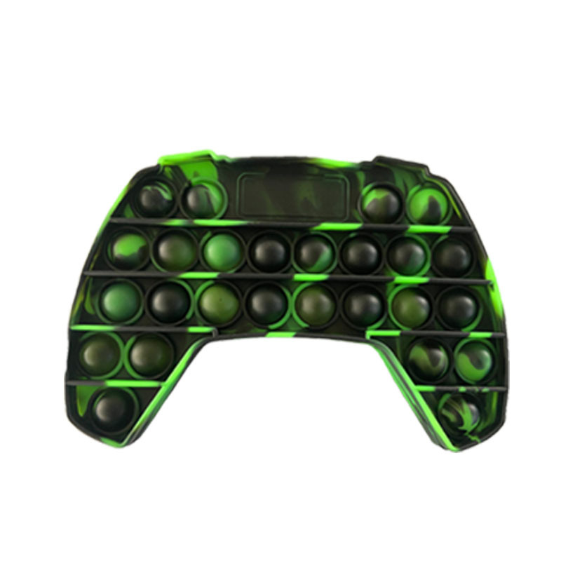 Squeeze Toy Rainbow Fidget Toys Push Bubble Animal Sensory Autism Squeeze Stress Reliever Mini Game Simple Dimple Relax Toy: gray