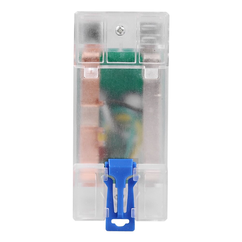 Elektrische Socket Analyzer Din Rail Eenfase Lcd Digitale Stroomverbruik Power Factor Elektrische Energie Ampèremeter Voltmeter