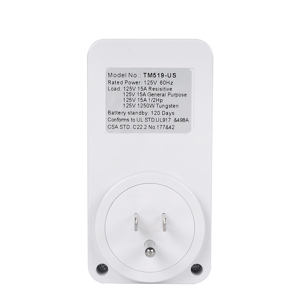 US Plug Outlet Electronic Digital Timer Socket with Timer 220V AC Socket Timer Plug Time Relay Switch Control Programmable