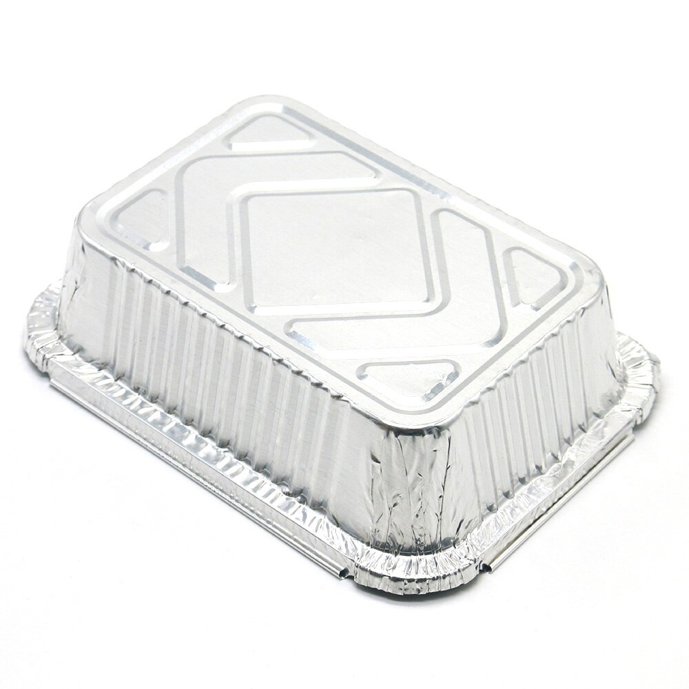 50pcs Disposable BBQ Drip Pans Aluminum Foil Grease Drip Pans Recyclable Grill Catch Tray For Weber Outdoor Supplies