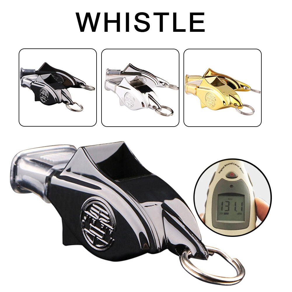 Whistle 130 Decibels High Frequency Dolphin Whistle For Outdoor Sports Basketball Football Training Match Referee Mouth Grip