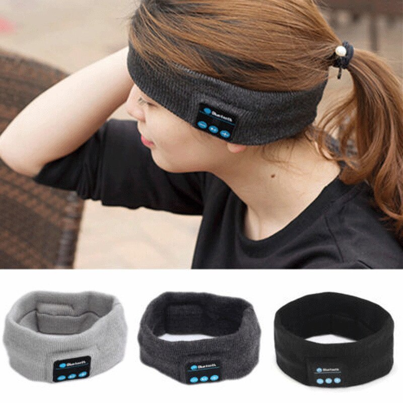 Creatieve Yoga Sport Haarband Unisex Bluetooth Draadloze Oortelefoon Stereo Hoofdtelefoon Headset Slaap Hoofdband