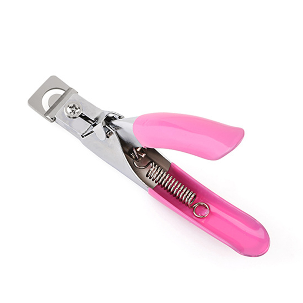 Nail Art Clipper Cutter UV Gel False Nail Tips Edge Cutters Stainless Steel U One Word Clippers Manicure Tool TSLM2