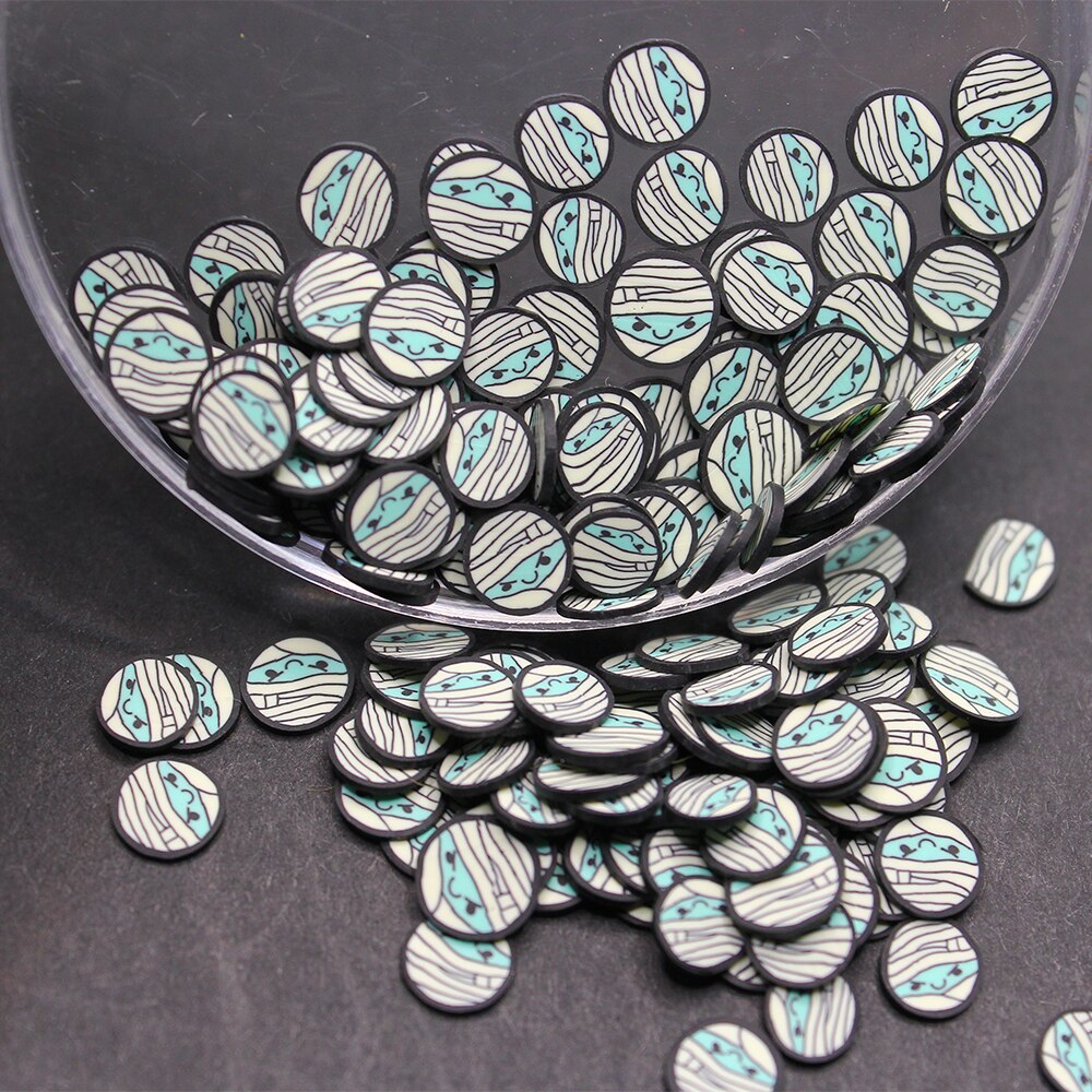 50g Venom Jar Slices Slices Polymer Clay Sprinkles for DIY Craftsman Slime Filling Nail Art Halloween Decoration Accessories: 17