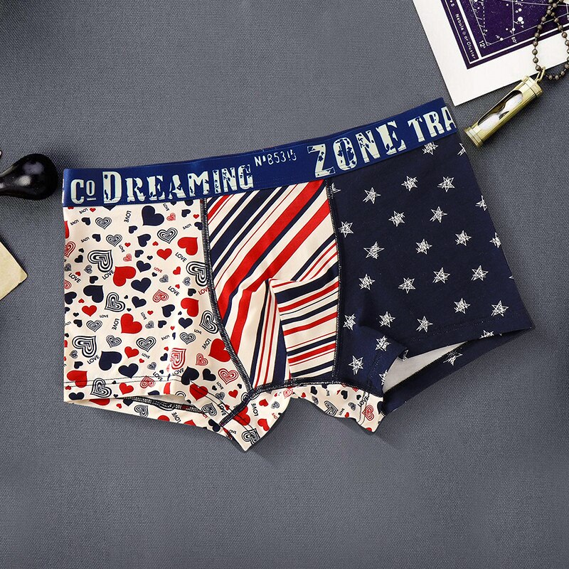 Couple Underwear Modal Panties Lover&#39;s Sexy Underpants Women&#39;s Underpants Men Boxer Shorts Couple Panty