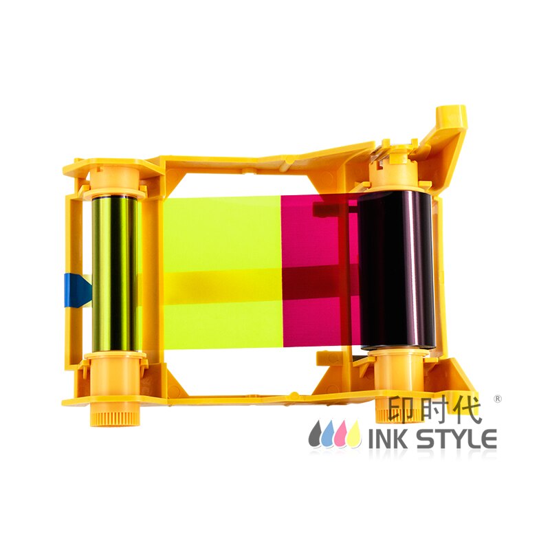 800011-140 YMCKO 100 images Color Printing Ribbon for Zebra ZXP Series 1 PVC Card Printer