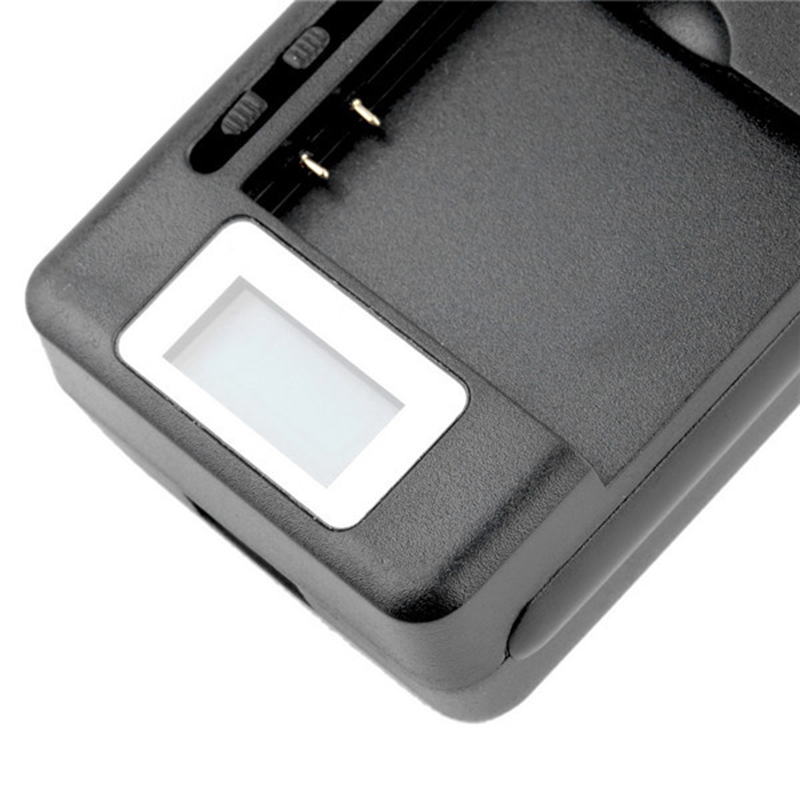 Adaptador Universal para batería de móvil, cargador con pantalla indicadora LCD, puerto USB, EE. UU./UE