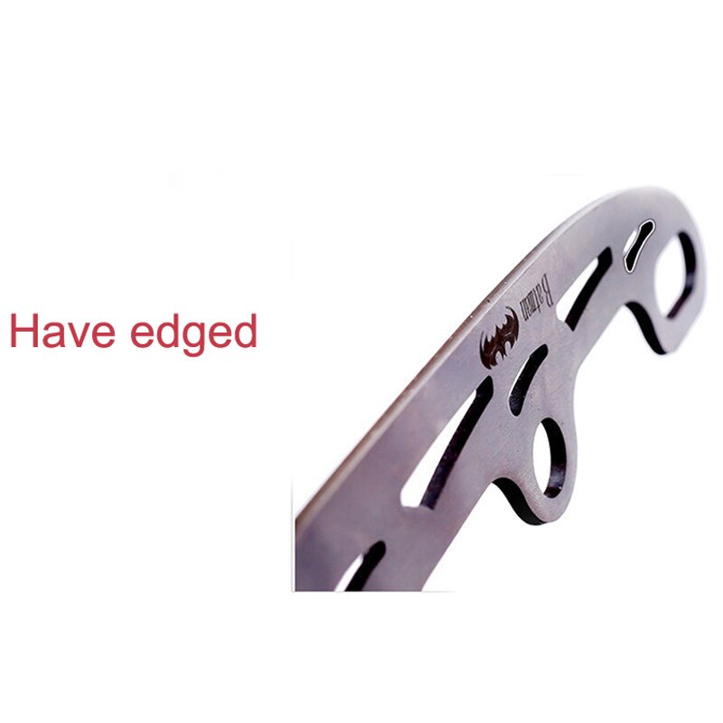 3mm di spessore 290mm 253mm lama da hockey su ghiaccio pattini a rotelle in acciaio inossidabile Cooltaki scarpe da pattinare multiuso coltello a lama per bambini adulto