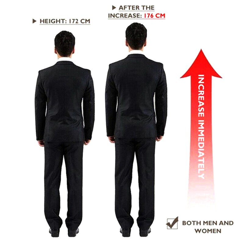 Rehausseur de pieds dissimulés, 1 paire, semelles invisibles pour augmenter la hauteur, protection du talon, coussinets de levage de pieds en Silicone, outil pour enfiler des chaussettes