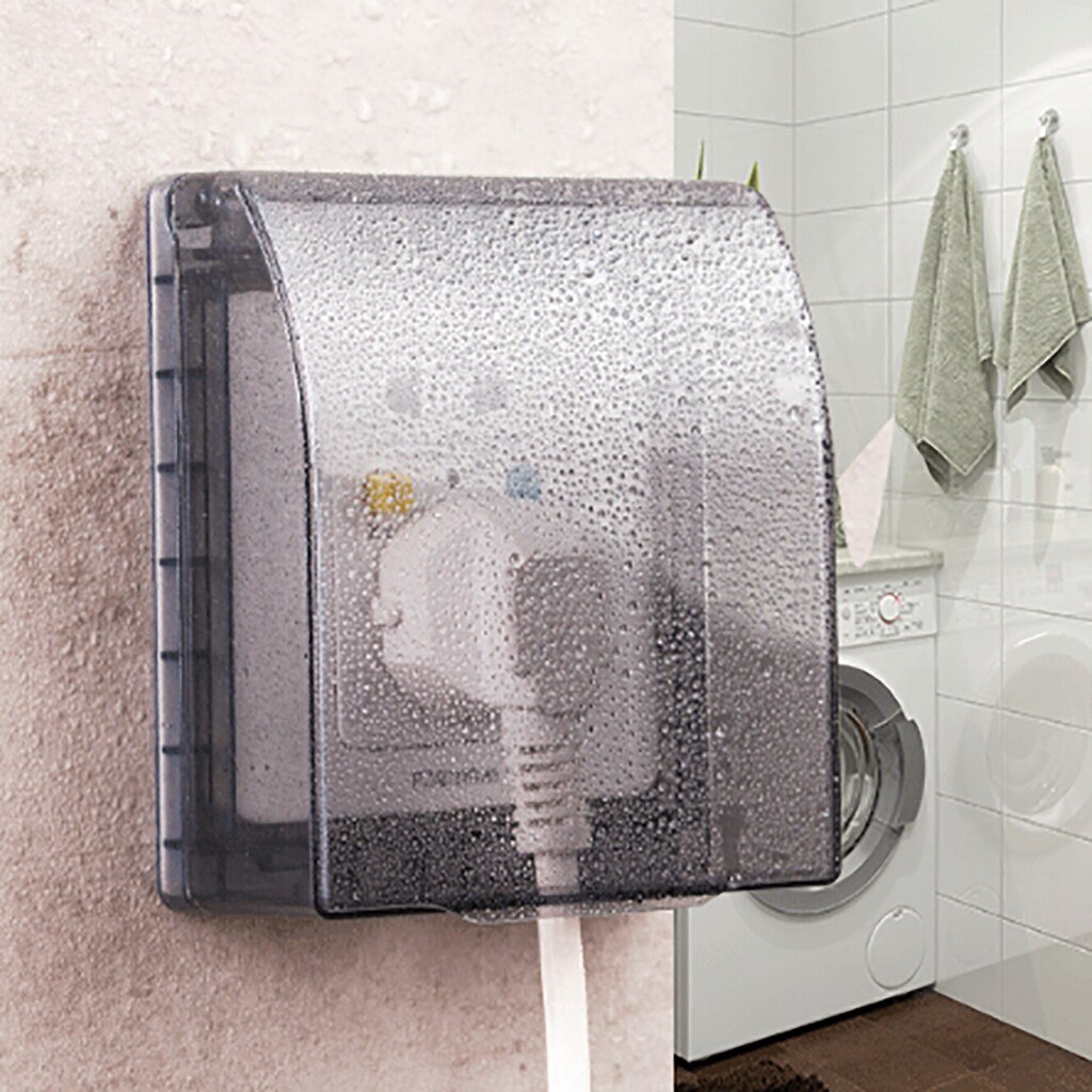 Waterproof Box DustProof Protective Cover Universal Wall Socket Switch Plate Outlet Door Bell Cover Protector Box Splashproof
