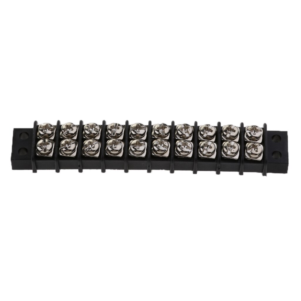 Marine Boat 30 Amp DC12V Terminal Block Bus Bar - 10 Circuit Corrosion Resistant Marine Hardware Boat Accessories