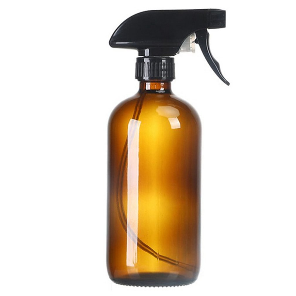 500Ml Hervulbare Druk Pomp Glazen Spuitfles Oliën Vloeibare Container Parfum Verstuiver Reizen