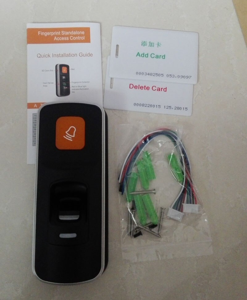 Commercial standalone fingerprint ID card reader single biometric access controller door opener
