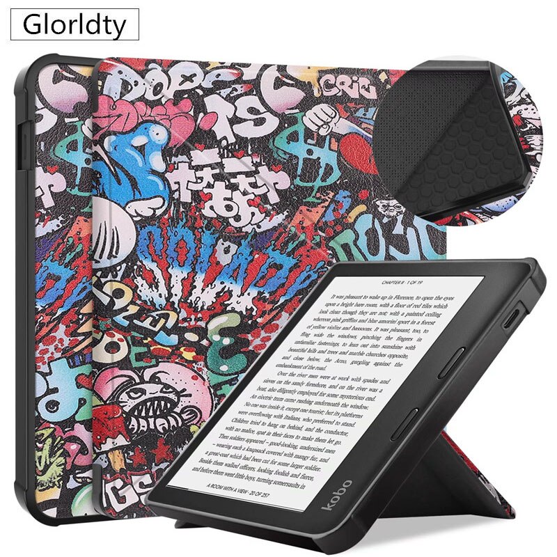 robić Kobo Libra 2 przypadku, automatyczne uśpienie/budzić magnetyczny sprytny pokrywa robić Kobo szałwia przypadku: tu ya / kobo sage 2021