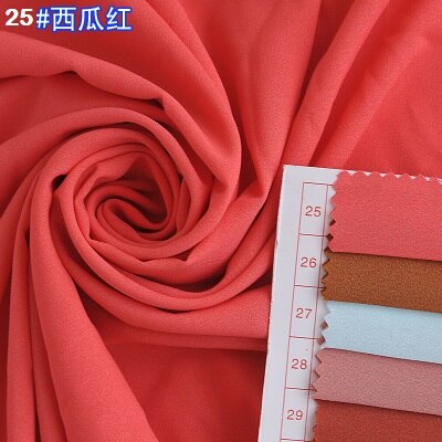 55 farben Chiffon stoff weich hängt auch nicht transparent für kleid futter tuch trouses Material 100d hochzeit diy näHenne: Orange rot