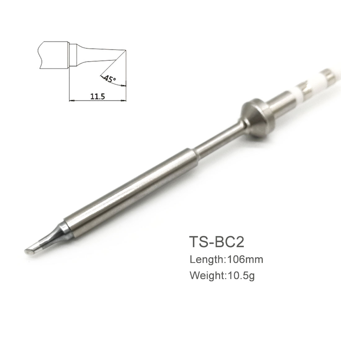 TS100 Elektrische Soldeerbout Tips Loodvrij Vervanging Diverse Modellen Van Tip Elektrische Soldeerbout Tip TS-K/Ku/BC2/ C4/ D2: TS-BC2