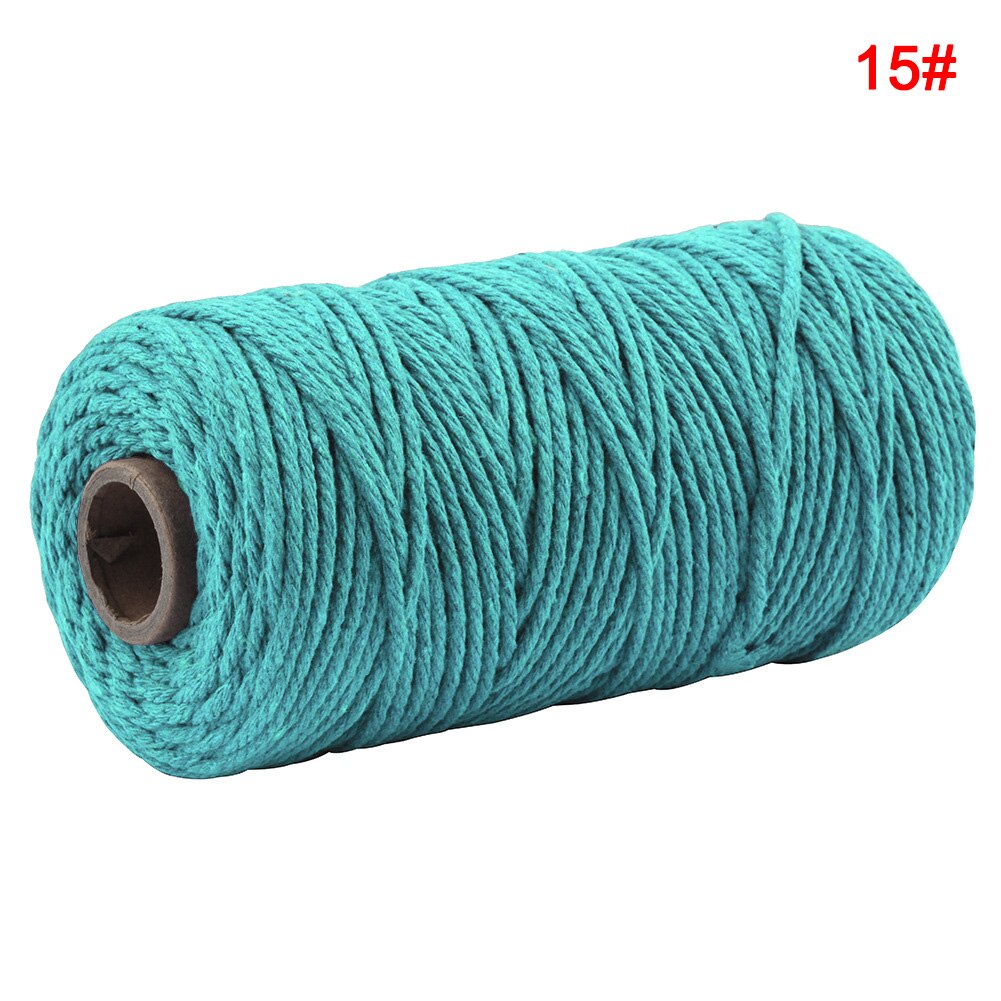 2mm Colorful Anti-Fading Cotton Rope DIY Decorative Wrapping Accessory Hand Tools PAK55: 15