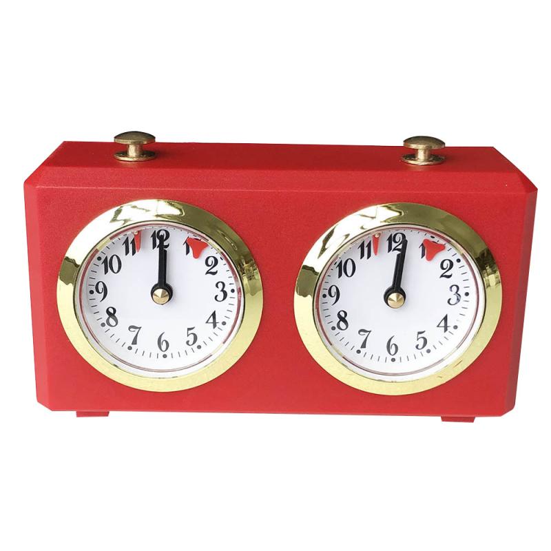 International Checkers & Chess Retro Analog Chess Clock Board Game Accessories Windup Chess Clock Timer Competition Chess Set: 04