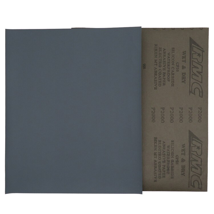 5 ark 9 " x11 " vattentätt sandpapper slipande slipark 60 to 2500 korn för bilslipning av trämöbler: 2000