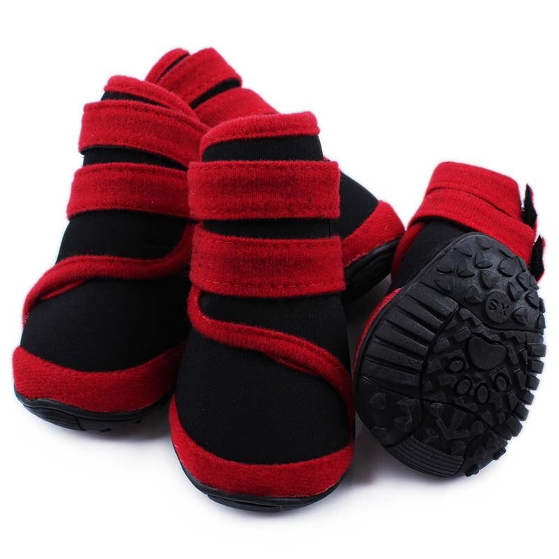 Grote Hond Schoenen Sokken Winter Hond Laarzen Schoeisel Regen Dragen Antislip Anti Slip Schoenen Huisdier Voor Medium Grote honden Pitbull Bulldogs: Rood / L