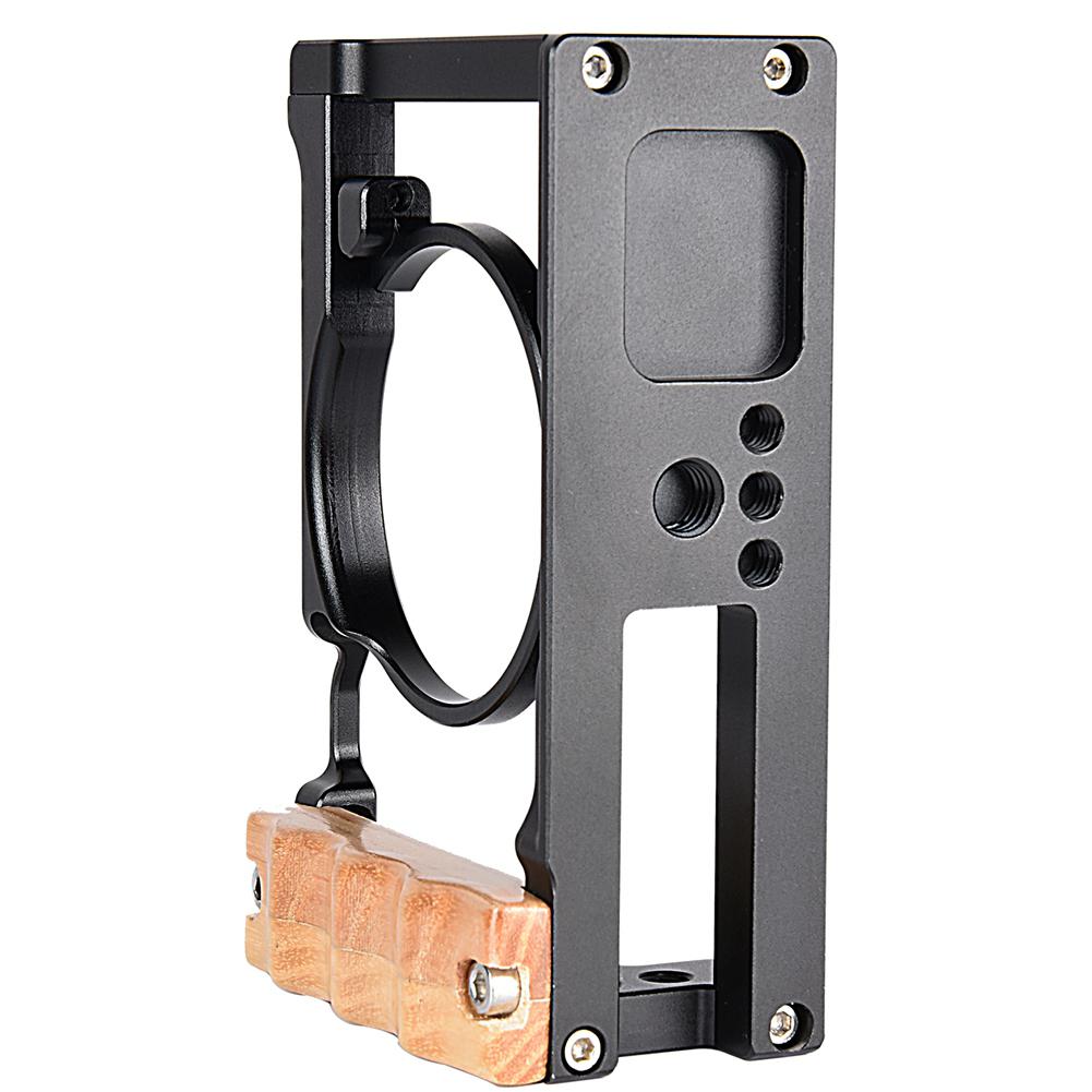 Zwart Camera Kooi Beschermhoes Aluminium Legering Voor Sony RX100VII 7 Camera Accessoires Camera Kooi Voor Sony RX100VII 7 R57