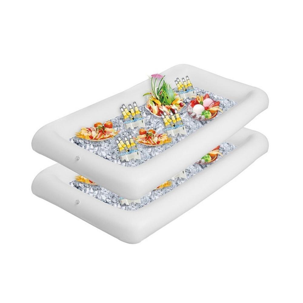 Opblaasbare Bier Tafel Serveren/Salade Bar Drink Lade Houder Party Water Zomer Voedsel Emmer Float Matras Air Ijs Zwembad