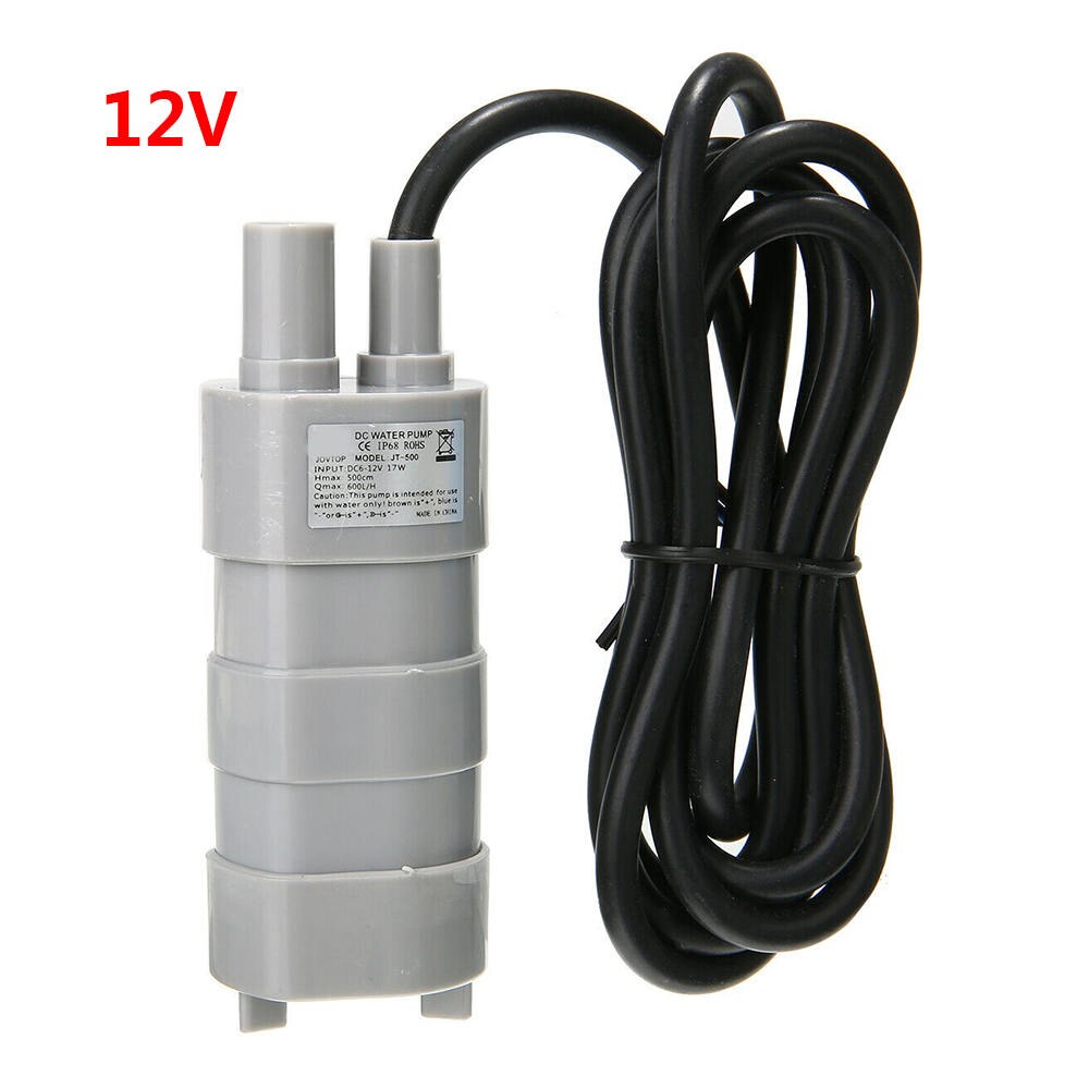 12V Electric High Flow Water Pump 600L/H Submersible Camper Caravan Motorhome Home Improvement Tool