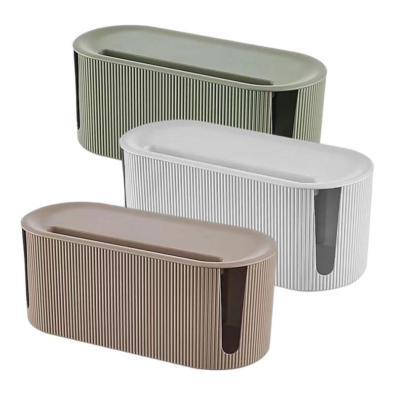 NordicPlug Board Storage Box Cable Wire Organizer Case Socket Wireless WiFi Router TV Computer Wires Cable Hider Box For Home
