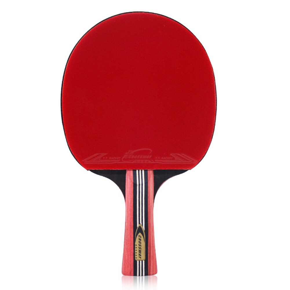 Sideband Pingpong Ball Double Sided 6 Star Exercise Rubber Bats Racquet Bag Beginner Table Tennis Racket Set Sports: Long