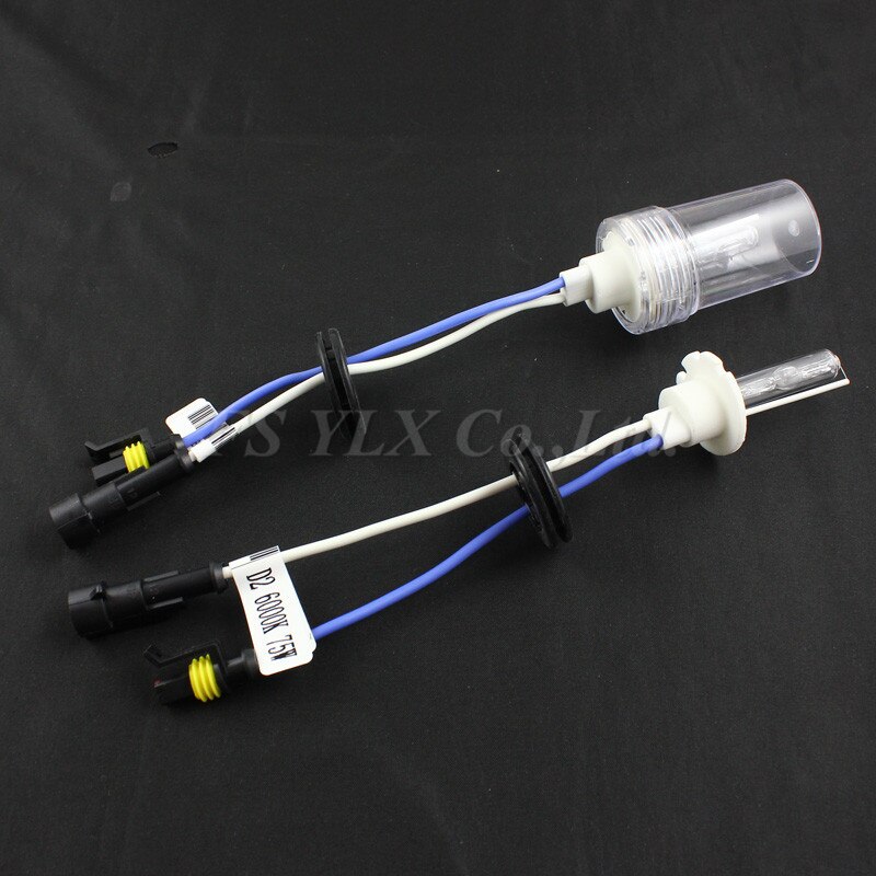 Fsylx 75w d2s hid xenon lampa  d2 d2s hid xenon strålkastare glödlampor ljus 75w bil  d2s hid xenon strålkastare strålkastare 4300k 6000k 8000k