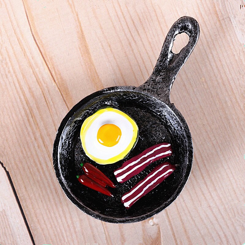 Bionische voedsel koelkast magnetische pasta melk pan ei brood tomaat koelkast plakken bericht stok magneet knop home decoratie: pan