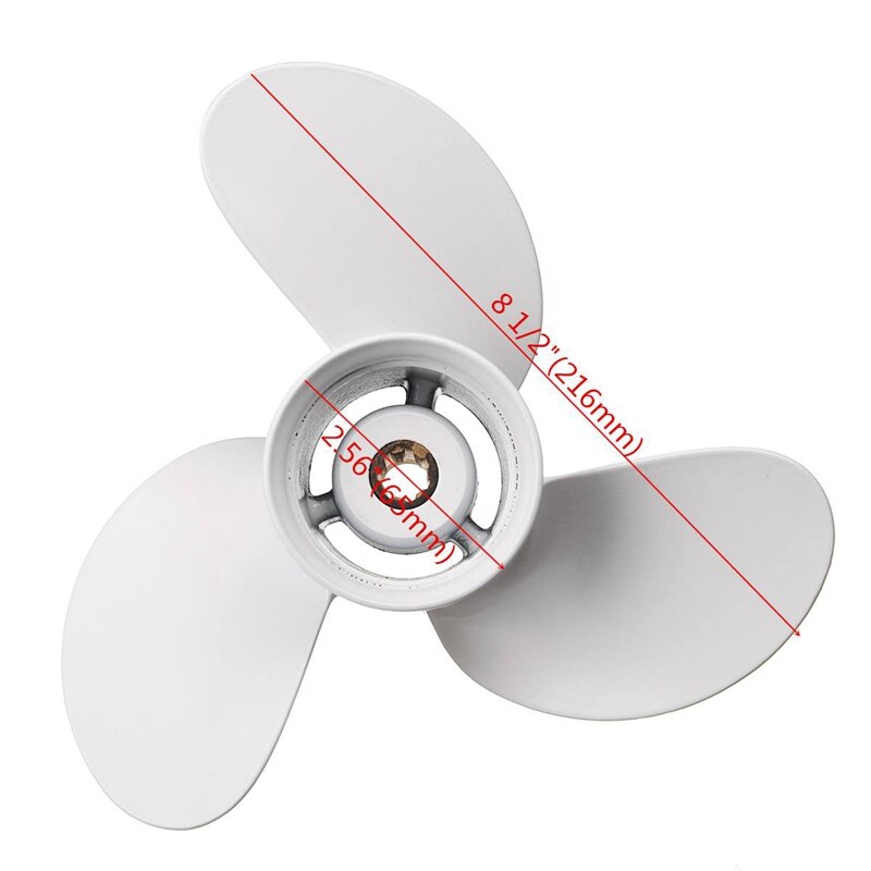 Alüminyum pervane 8 1/2 x 8 1/2 – N Yamaha 6HP 8HP 9.9HP F6 F8 f9.9 tekne motorları 6 G1–45941–00-el 8 1/2 x 8 1/2 – N için