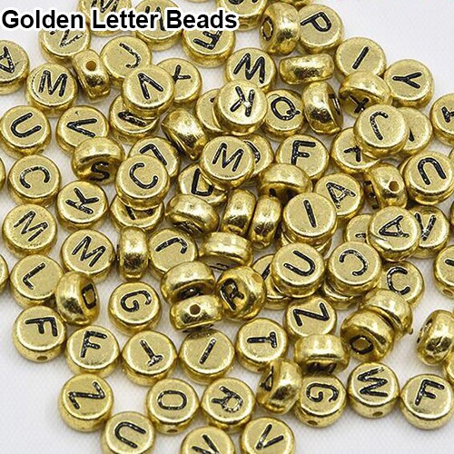 100 stk perler akrylperler terninger alfabet brev armbånd smykker gør diy smykker til børn