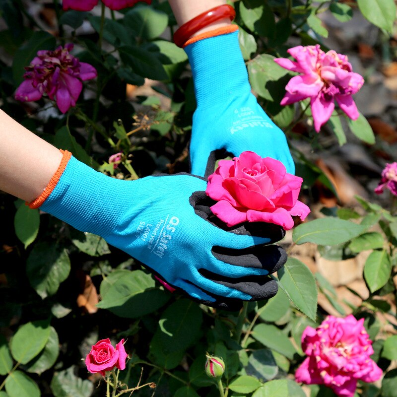Guante de protección para jardinería, resistente al agua, antideslizante, antisuciedad, herramienta para jardín al aire libre