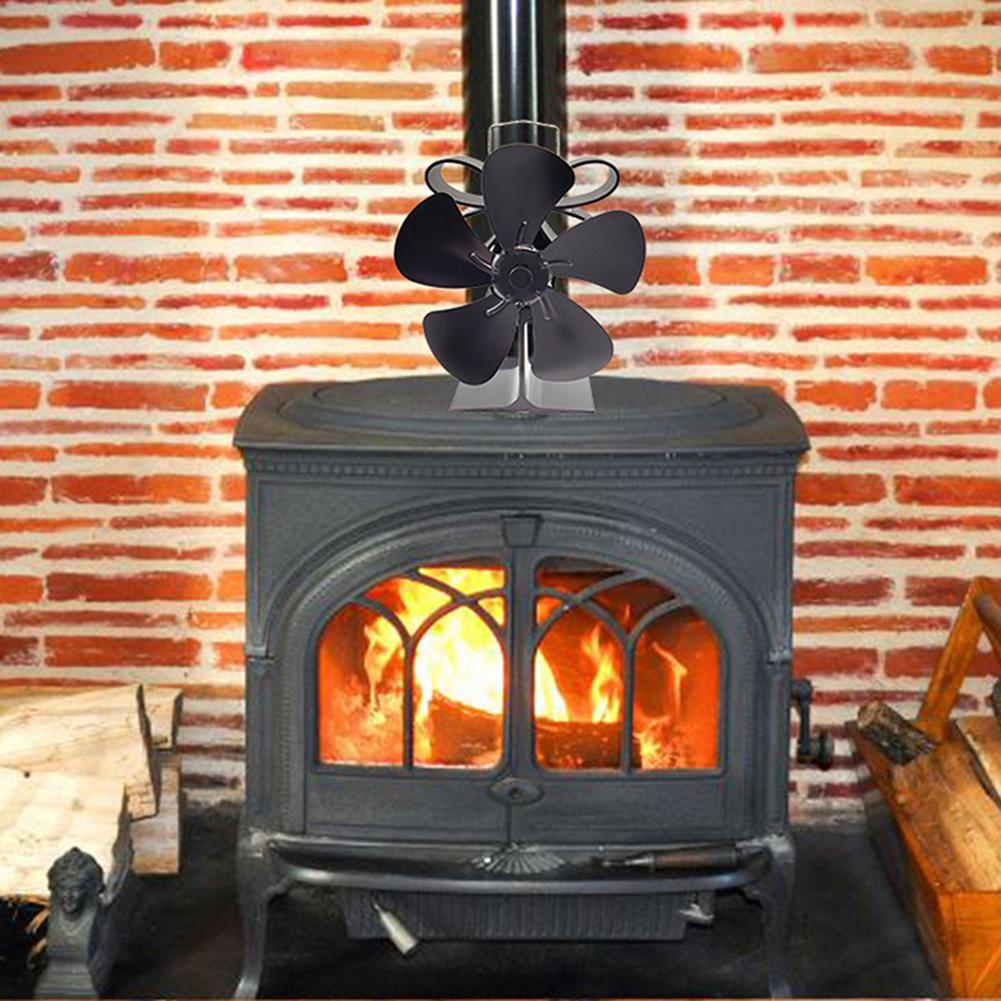 Thermal And Efficient Fireplace 5-blade Fan Suitable For Wood Burner Fireplaces