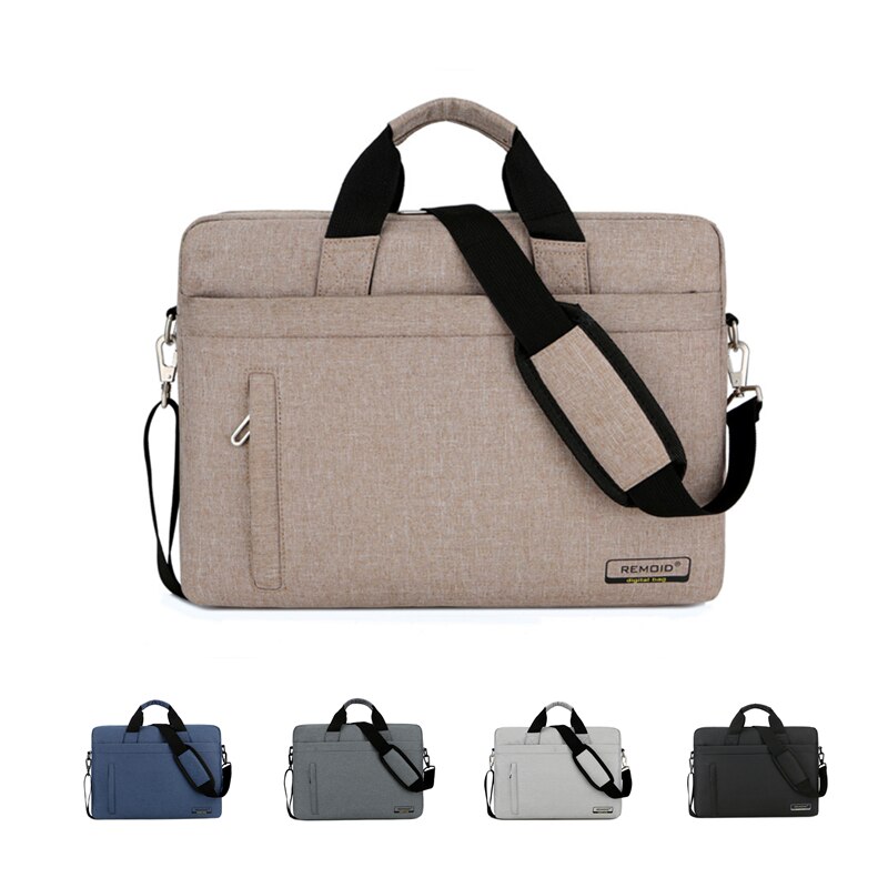 Nylon Briefcase Women Men 13.3 14.6 15.6 17.3 inches Laptop Bag Waterproof Office Documents Bags Travel Shoulder Handbag