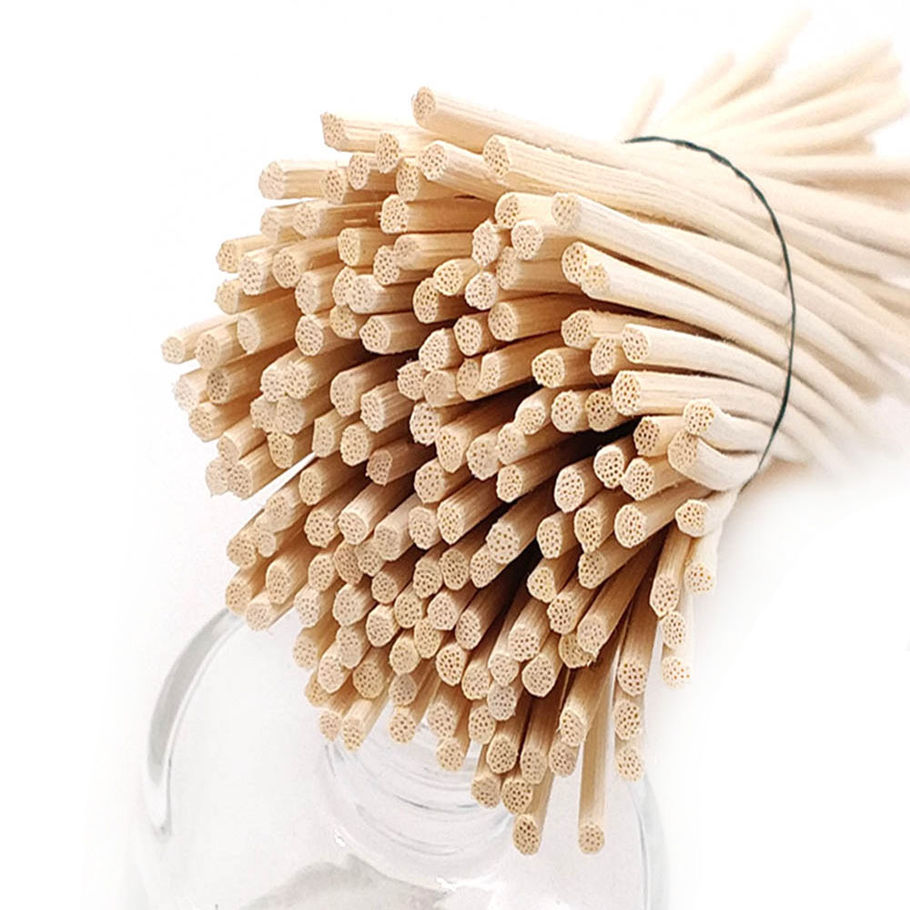 100pcs Premium Rotan Reed Diffuser Vervanging Refill Rotanstokken Aromatische Stokken Voor Fragrance Topkwaliteit 24cm x 3mm