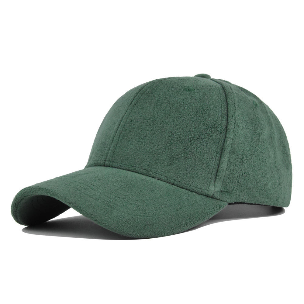 Gorras de béisbol de gamuza Unisex a la para mujeres y hombres, gorras de sol informales de Color sólido para otoño y exteriores, gorras Snapback ajustables cálidas para invierno: Azul cielo