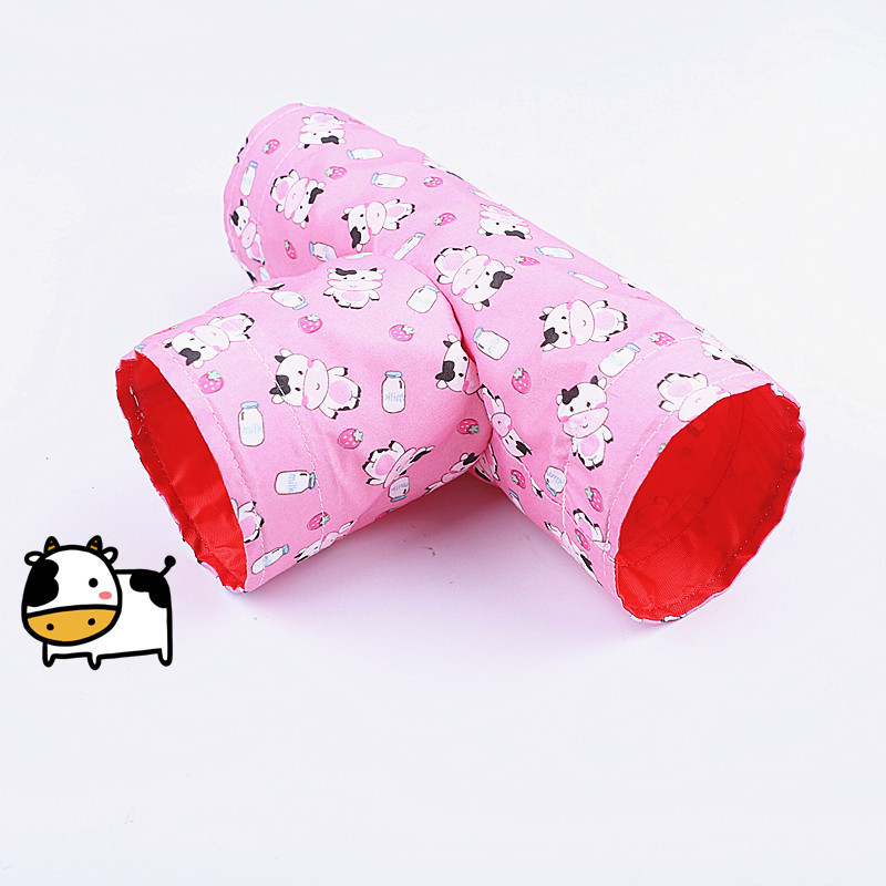 Hamster käFeige Tunnel für Ratte warme Hamster rohr Spielzeug bett KäFeige für Hamster Kaninchen Meers chweinchen Kleintiere: Pflaume