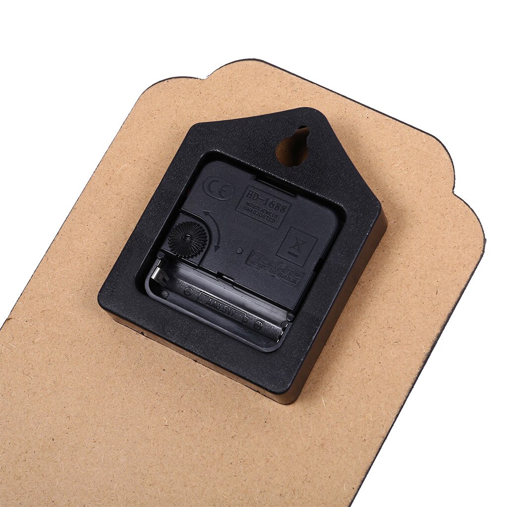 Wooden MDF Wall Clock Farmhouse Decor Wall Watch Large Decorative Clocks for Home Decor Wall Clock Quartz Timer