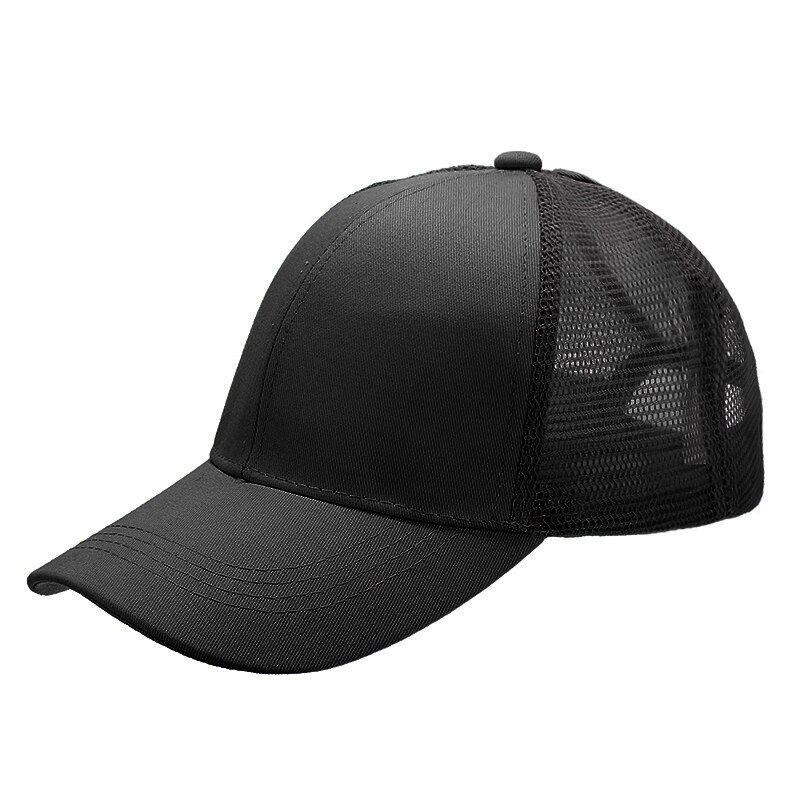 Casquette de Tennis pour femmes, 1 pièce, pour l&#39;été, queue de cheval, Baseball, Snap back, pour filles, pare-soleil, Sport, en maille, blanc/rose/noir/gris/kaki