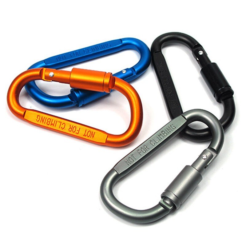 1pc wspinaczka karabińczyk metalowy wspinaczka górska 4 kolor hak sprzęt robić wspinaczki karabińczyk na klucze uchwyt na sprzęt sportowy