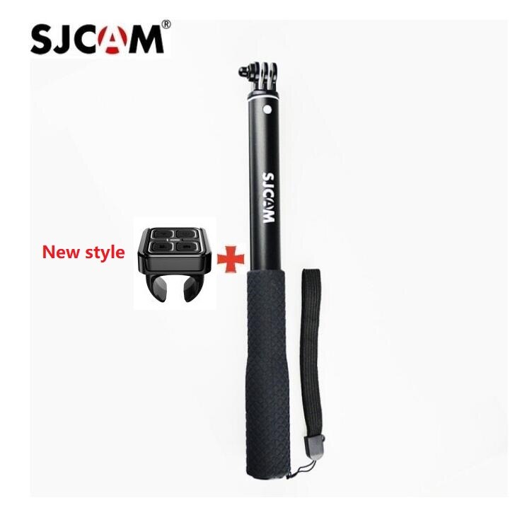 Original SJCAM Remote Control WiFi Watch/Wrist Band Remote Battery Selfie Sticks/Monopod for M20/SJ6/7/SJ8/Pro/SJ9/SJ10/A10/C200: black monopod B